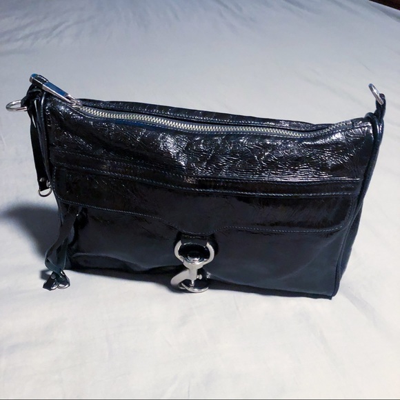 Rebecca Minkoff MAC black patent leather clutch - Picture 1 of 11